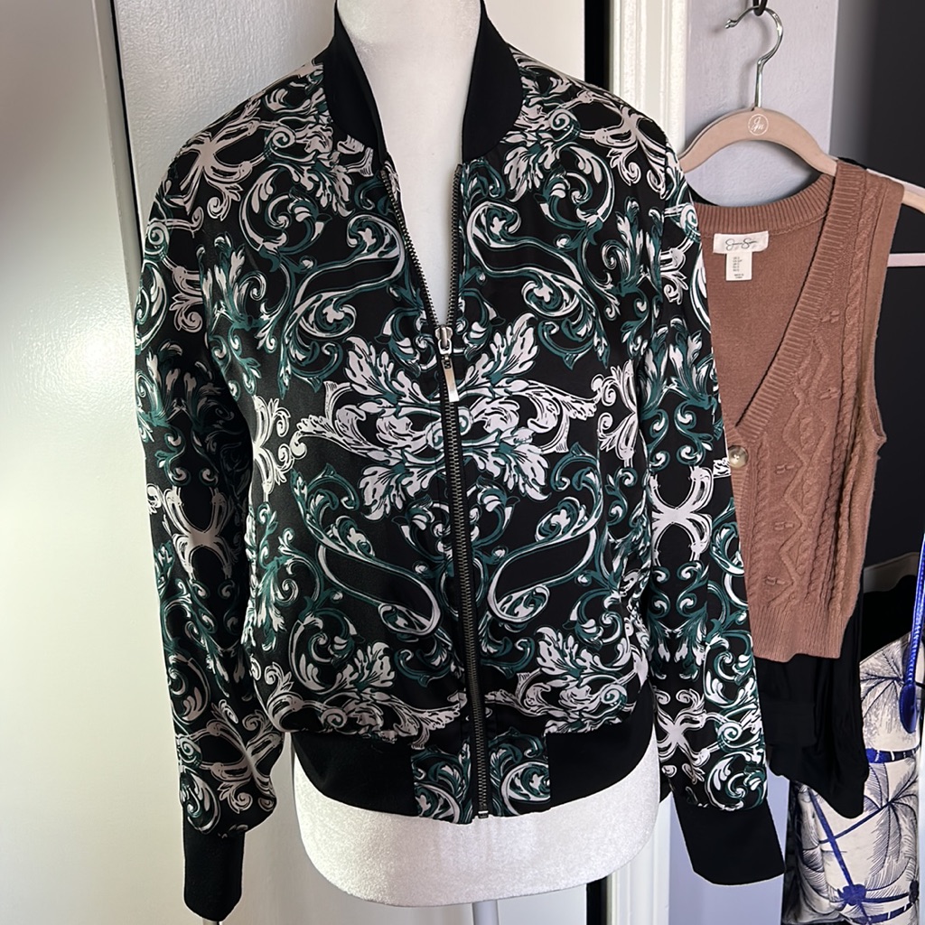 Inc Polyester Bomber Jacket